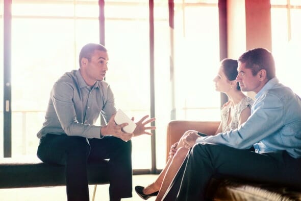 A couple determining whether they need a CFA vs. CFP®.