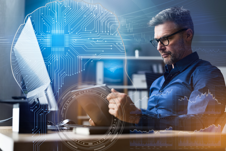 An advisor using AI for financial analysis.