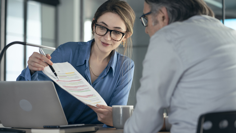 A senior client consulting a financial advisor about remarriage and his Social Security benefits.
