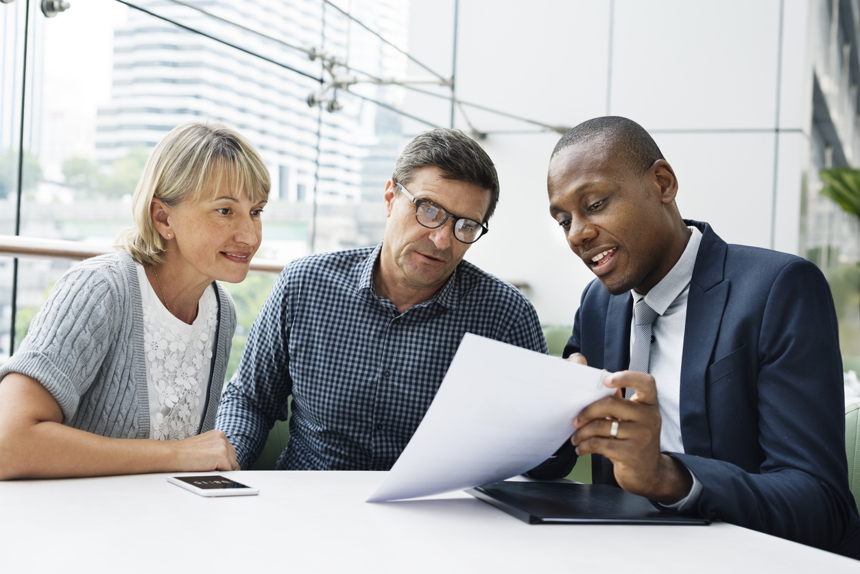 An advisor setting expectations for clients in a discovery meeting.